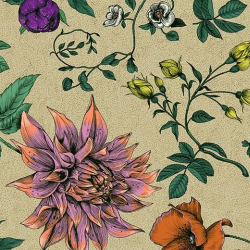 Флоковане килимове покриття Flotex Floral 270001F (4.3 мм)